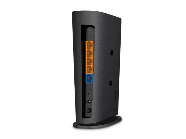 スリムデザインの国内限定縦置き型Wi-Fi 6ルーター、ティーピーリンク「Archer AX73V」