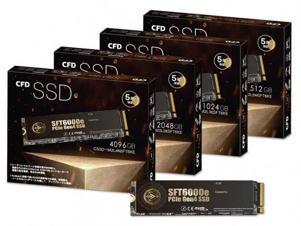 消費電力と発熱を抑えるEco Modeを搭載するPCIe4.0 SSD、CFD「SFT6000e」シリーズ