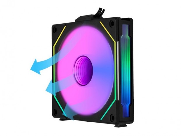 インフィニティミラー搭載の連結ファン、Lian Li「UNI FAN SL-INFINITY」に反転モデル登場