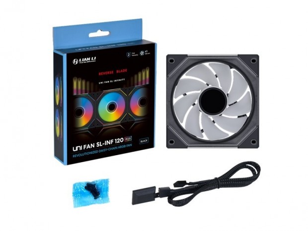 インフィニティミラー搭載の連結ファン、Lian Li「UNI FAN SL-INFINITY