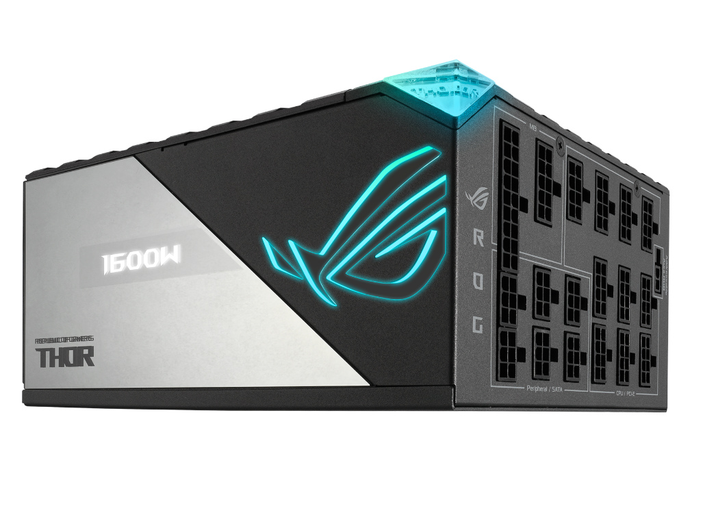Lambda A++ 認定 電源ユニット ROG-THOR- ASCII.jp：有機ELディスプレー搭載の1200W高級電源がASUSからデビュー