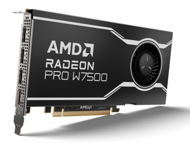 1スロット厚のRDNA 3アーキテクチャ採用プロ向けVGA、AMD「Radeon PRO W7600/W7500」発表