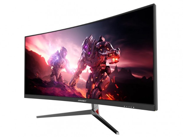200Hz/1ms対応の30型WFHDウルトラワイド湾曲ゲーミング液晶がJAPANNEXTから
