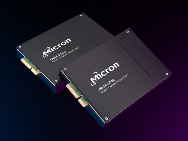 Micron、最大36GB/s転送のCXL 2.0対応メモリ拡張モジュール「Micron CZ120」