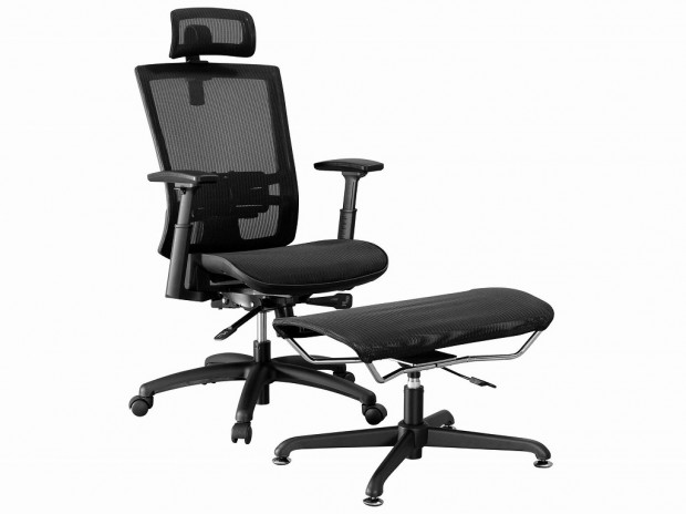 Bauhutte、蒸れ対策万全のフルメッシュワークチェア＆オットマンを発売