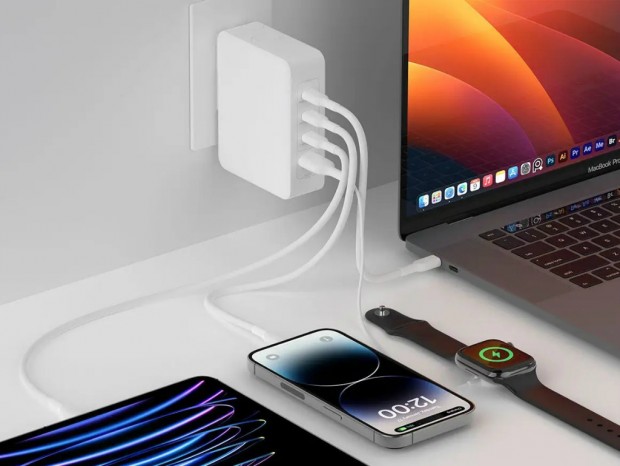 最大出力140Wの窒化ガリウム採用4ポートUSB充電器がベルキンから