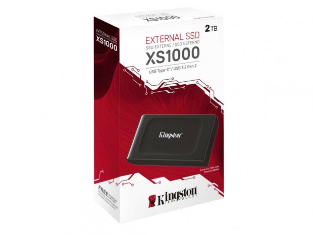 わずか28.7gの超軽量USB 3.2 Gen 2ポータブルSSD、Kingston「XS1000」