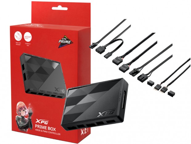 ARGB兼PWMハブコントローラ、ADATA「XPG PRIME BOX ARGB & PWM CONTROLLER」発売