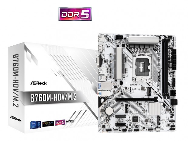 オールホワイトのIntel B760マザーボード、ASRock「B760M-HDV/M.2」国内発売確定