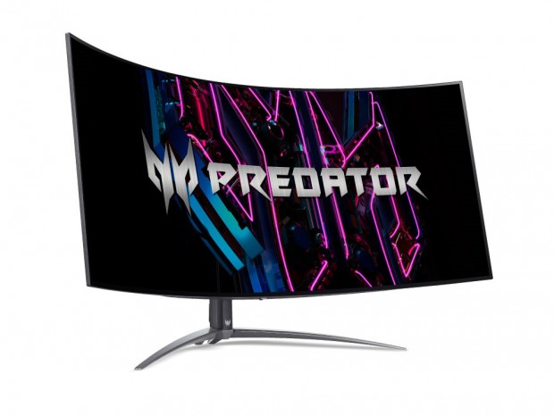 Acer、240Hz/0.03ms対応の44.5型湾曲モデルなど有機ELゲーミングディスプレイ2機種発売
