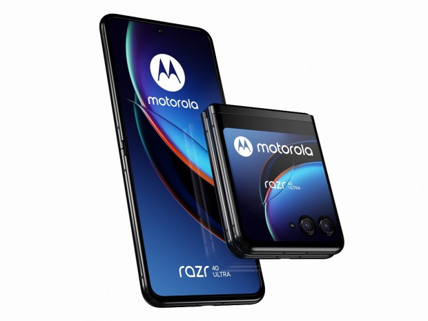 モトローラ、ハーフサイズに折りたためる最新スマホ「motorola razr 40