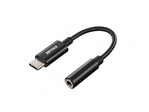 3万回の折り曲げに耐えられるハイレゾ対応USB Type-Cオーディオ変換アダプタがバッファローから
