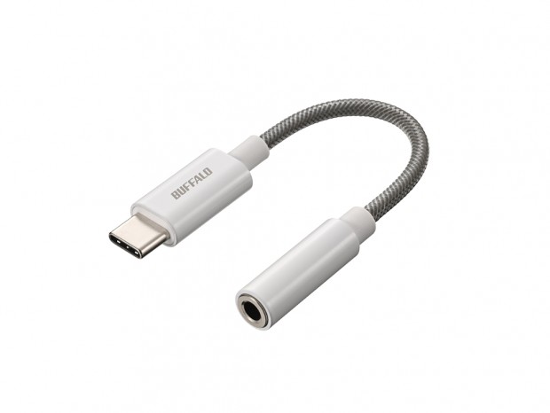 3万回の折り曲げに耐えられるハイレゾ対応USB Type-Cオーディオ変換アダプタがバッファローから