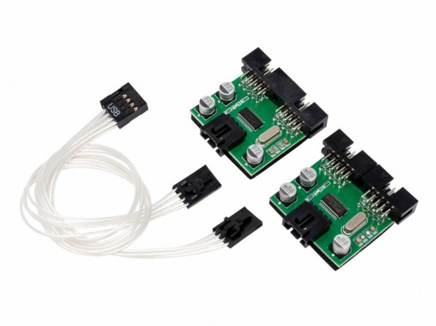 アイネックス、USB 2.0ピンヘッダの4分配ハブ「HUB-07」など3製品