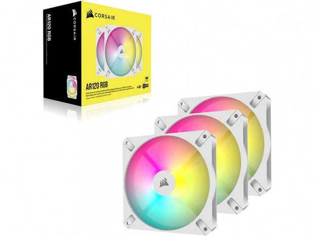 CORSAIR、8灯RGB LED搭載の静音120mmファン「iCUE AR RGB」シリーズ今週発売