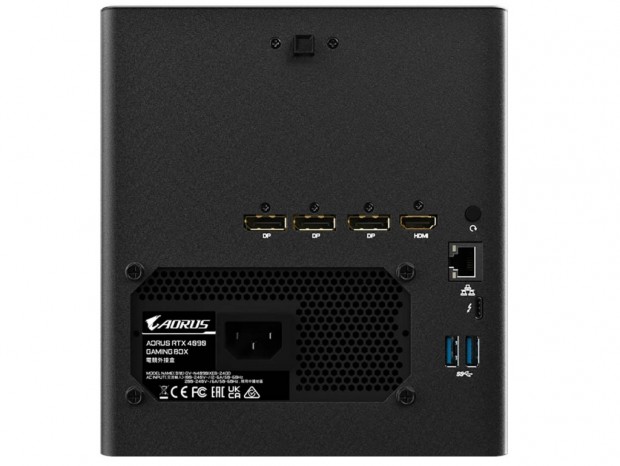 GeForce RTX 4090搭載のThunderbolt 3外付けGPU BOX、GIGABYTE「GV-N4090IXEB-24GD」