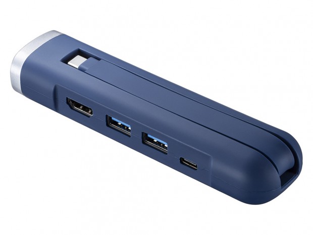 抗菌仕様のシリコン素材を採用するType-Cモバイルドッキングステーション
