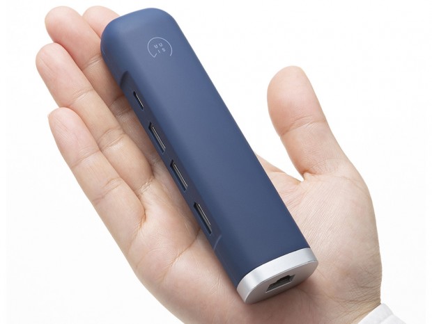 抗菌仕様のシリコン素材を採用するType-Cモバイルドッキングステーション