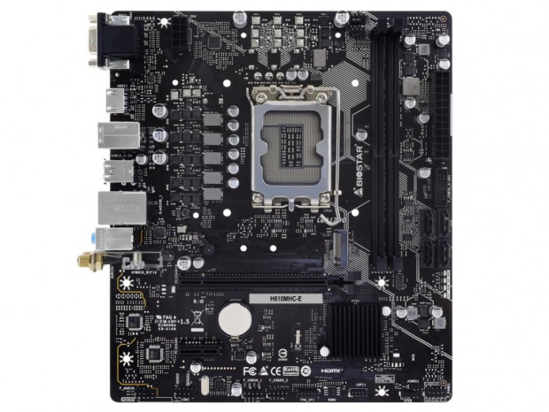 LGA1700対応のエントリーMicroATXマザーボード、BIOSTAR「H610MHC-E」