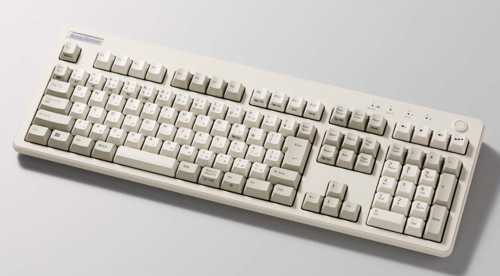東プレ、レトロ感漂う限定カラー「REALFORCE R3 Keyboard Ivory