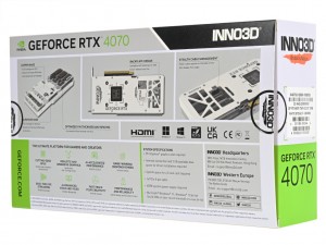 INNO3D GeForce RTX 4070 TWIN X2 OC WHITE STEALTH