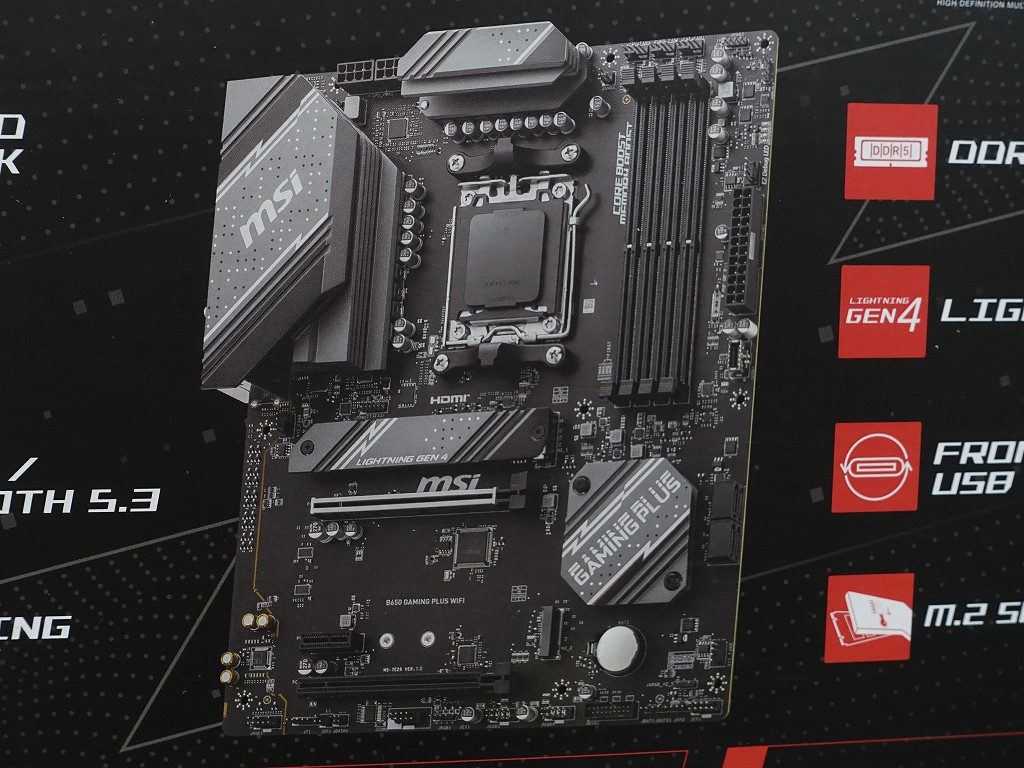 MSI B650 GAMING PLUS WIFI AM5マザーボード Amazon.com: MSI B650 Gaming Plus WiFi Gaming Motherboard (AMD