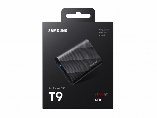 最大2,000MB/s転送の高速ポータブルSSD「Samsung Portable SSD T9」が今月発売