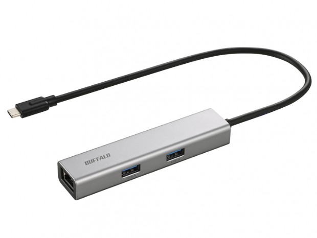 4K出力やギガビットLAN対応のUSB Type-Cドック、バッファロー「LUD-U3-CU301SV」