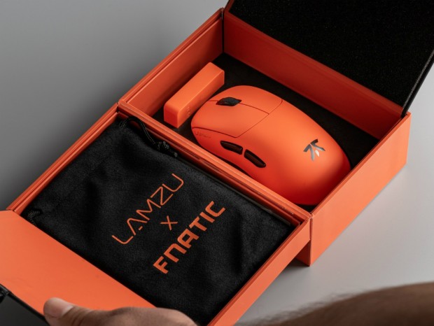 4,000Hz対応のワイヤレスゲーミングマウス「Fnatic x Lamzu Thorn 4K Special Edition」発売日決定