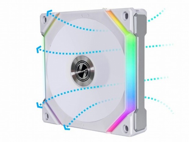 フロント固定でもARGBイルミが隠れない、Lian Li「UNI FAN SL V2 REVERSE BLADE」発売