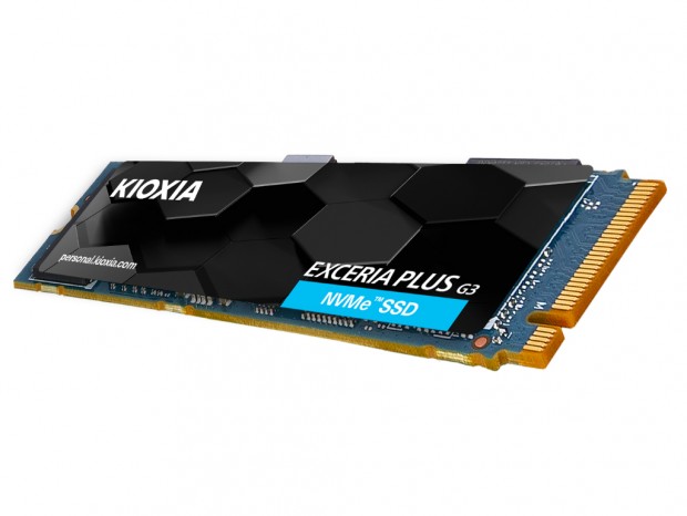 BiCS FLASH TLC採用のコンシューマ向けNVMe M.2 SSD、キオクシア