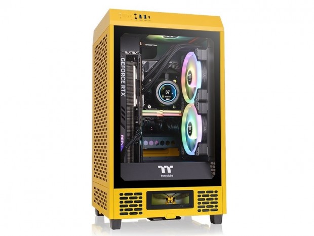 ThermaltakeのMini-ITXケース「The Tower 200」に新色Bumblebee登場
