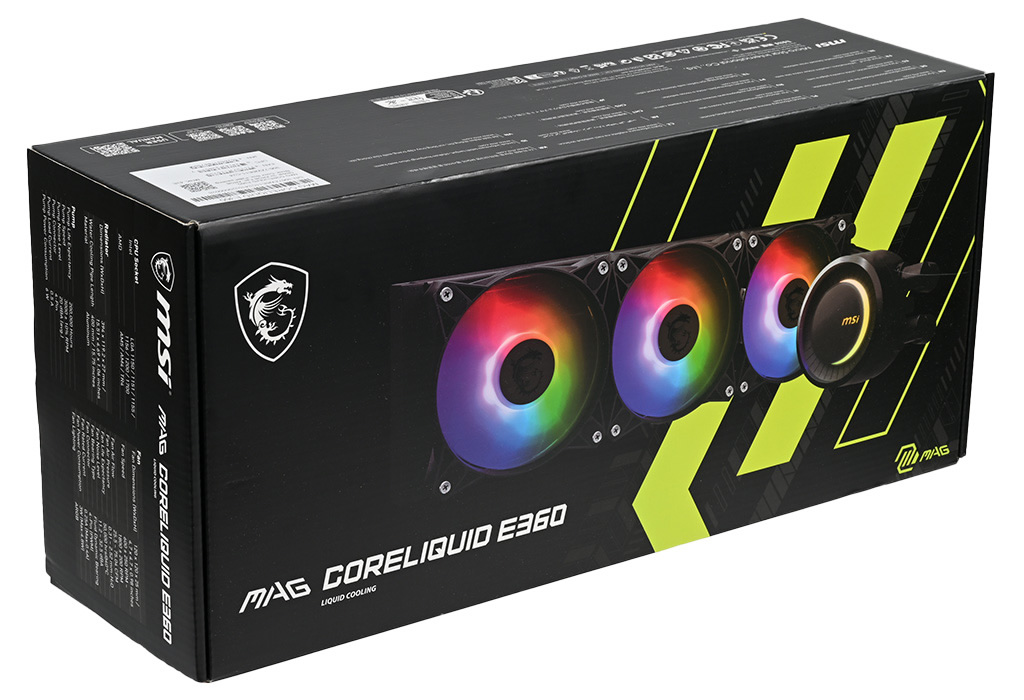 【値下】MSI MAG CORELIQUID E360 MSI MAG CoreLiquid E360 AIO Cooler Review - CGMagazine