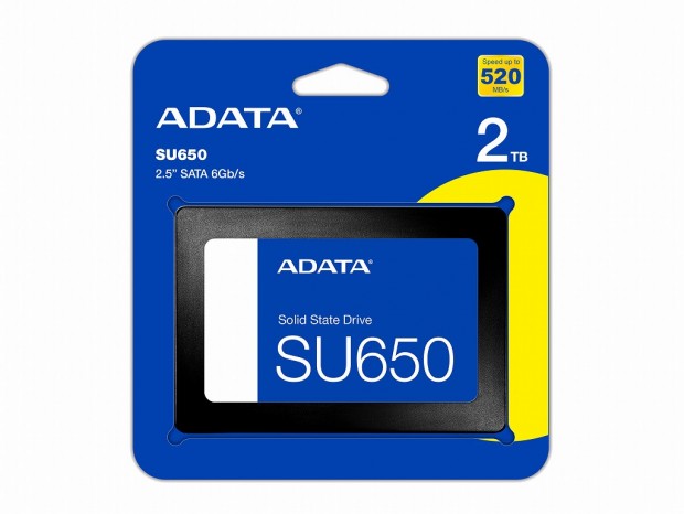 ADATA、2.5インチSATA SSD「SU650」シリーズに2TBモデルを追加