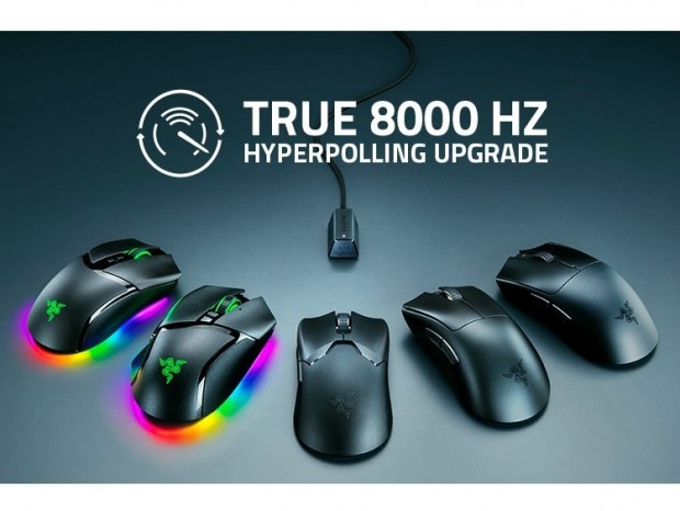 Razerのワイヤレスゲーミングマウスが8,000Hzの高速ポーリングレートに