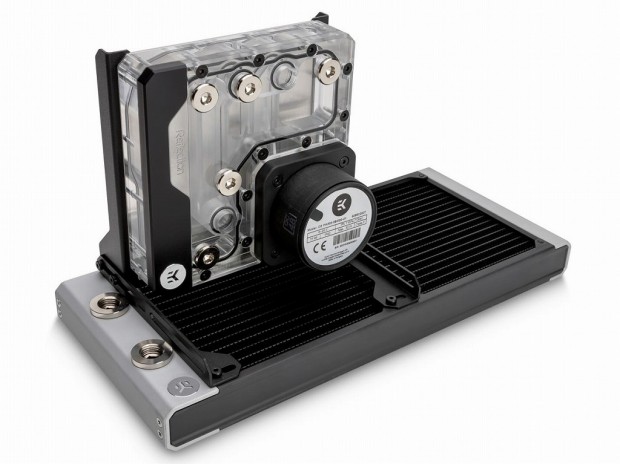 EKWB、ファン取り付け穴を利用する垂直マウントブラケット「EK-Loop Angled Bracket」