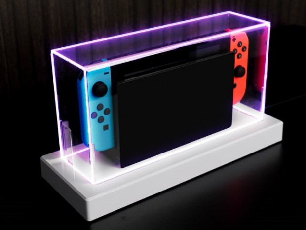 20種類の発光パターンを選べるNintendo Switch対応「ゲーミングLEDショーケース」がサンコーから