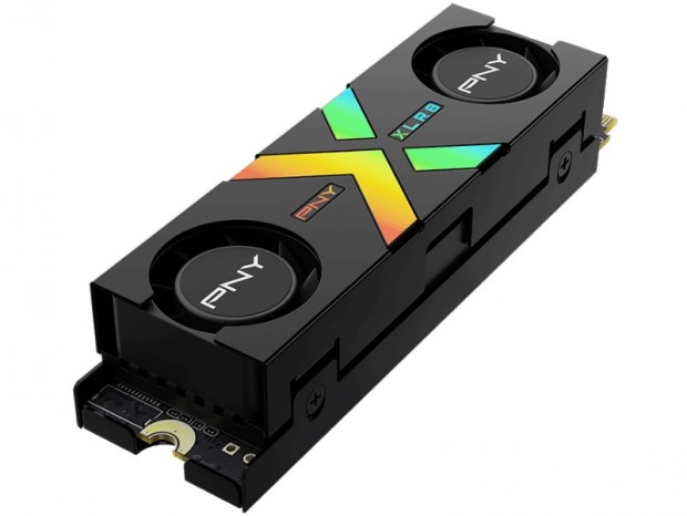 デュアルファンヒートシンク搭載のPCIe 5.0 NVMe M.2 SSD、PNY「CS3150」