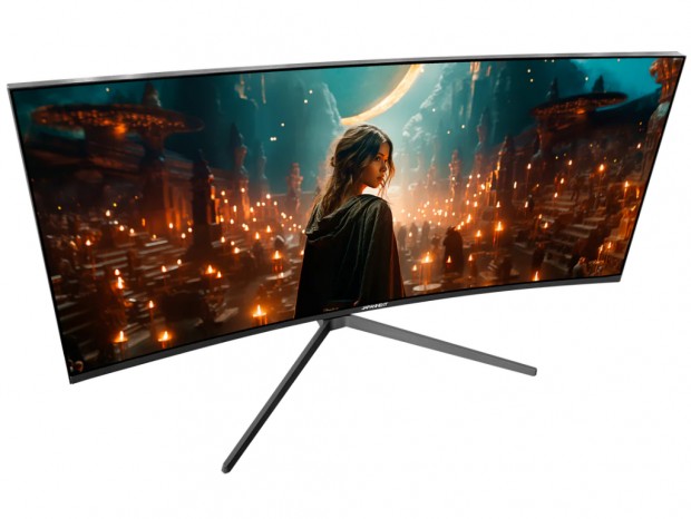 144Hz対応の37.5型湾曲UWQHD+ゲーミング液晶、JAPANNEXT「JN-i375C144UQR-H」