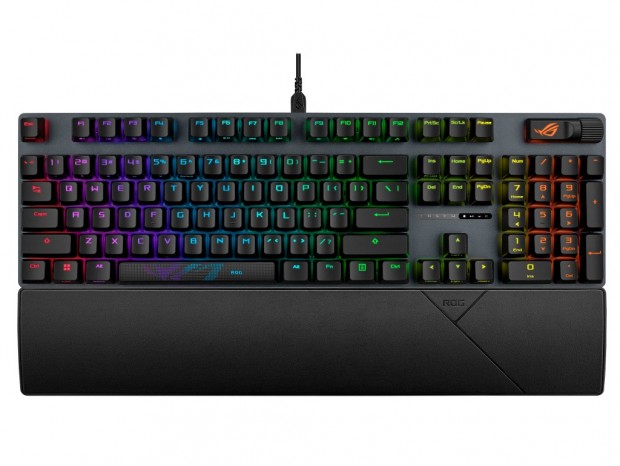 潤滑剤塗布済みのROG NX Snow採用ゲーミングキーボード、ASUS「ROG Strix Scope II」