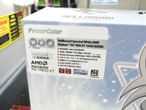 Hellhound Spectral White AMD Radeon RX 7800 XT 16GB GDDR6