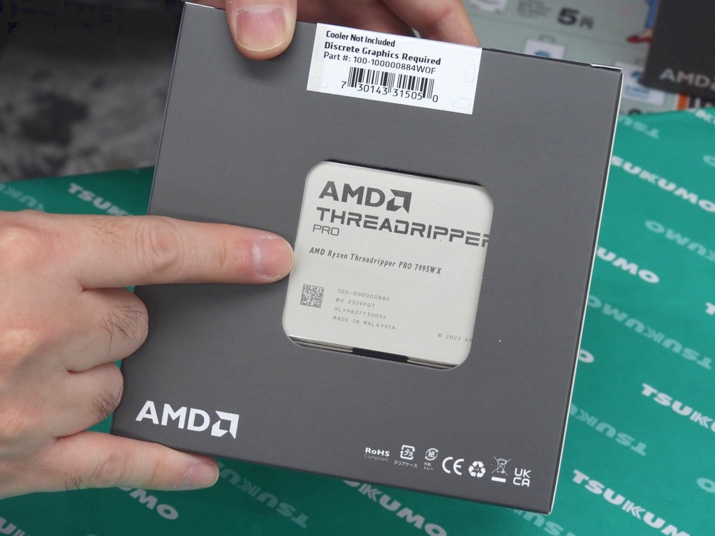 新品未使用AMD Ryzen Threadripper PRO 7945WX 新品未使用AMD Ryzen Threadripper PRO 7945WX Amd-Ryzen-Threadripper