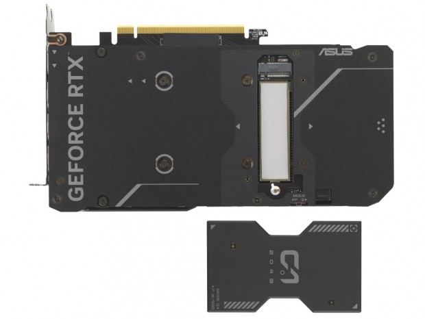 SSD用M.2スロットを搭載するGeForce RTX 4060 TiグラフィックスカードがASUSから