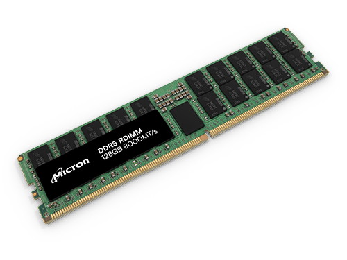 Micron、モノリシック32Gb DRAMを採用する最大8,000MT/sの128GB DDR5 RDIMMを開発