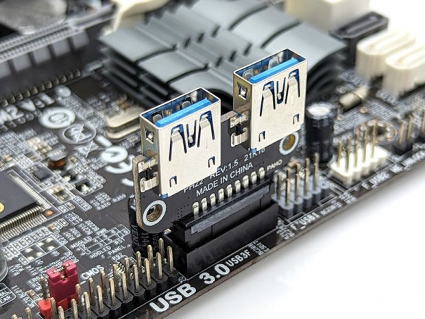 エアリア、USB 3.0ピンヘッダを2連Type-Aにする「環七若林」など変換アダプタ3種発売