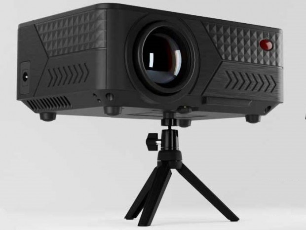 150型相当の投影ができる専用三脚付属ワイヤレスプロジェクターがエアリアから