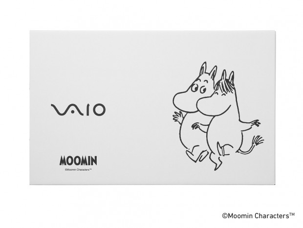 ムーミンとコラボした特別デザインのモバイルノート「VAIO F16/F14 ムーミンモデル」受注開始