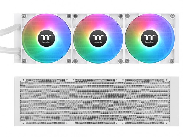 Thermaltakeから、ポンプキャップがインフィニティミラーデザインのAIO水冷ホワイトモデル
