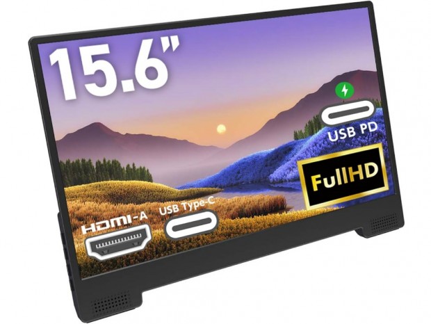 最大45Wの給電も可能な15.6型フルHDモバイルディスプレイ、GeChic「On-Lap M152H」