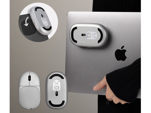 プレゼンモードやメディア操作が可能なマグネット貼り付きマウス「MAGNITO mouse」